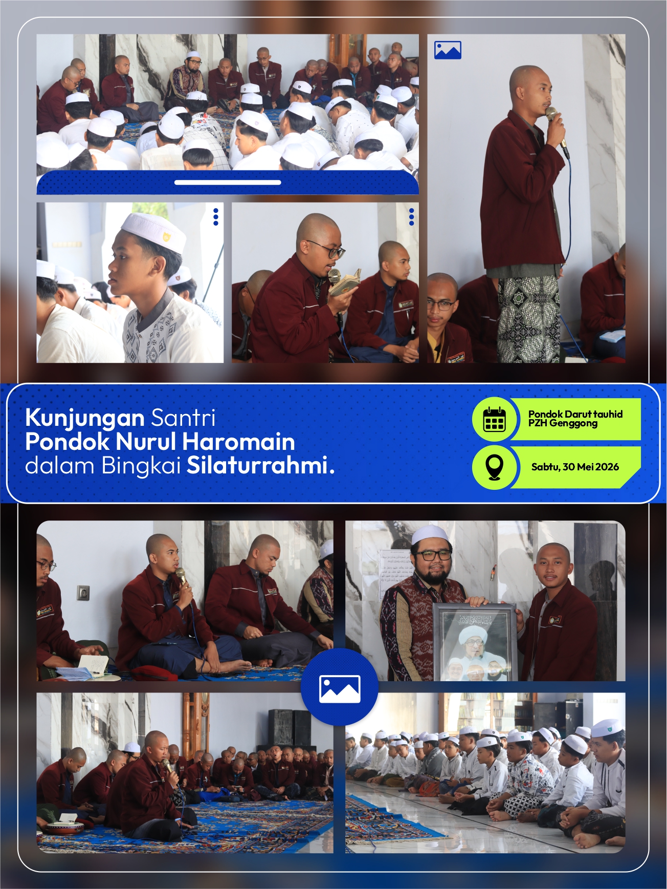 Kunjungan Santri Pujon dalam Rangka Rihlah Dakwah ke-36 Pondok Nurul Haromain Pujon Malang